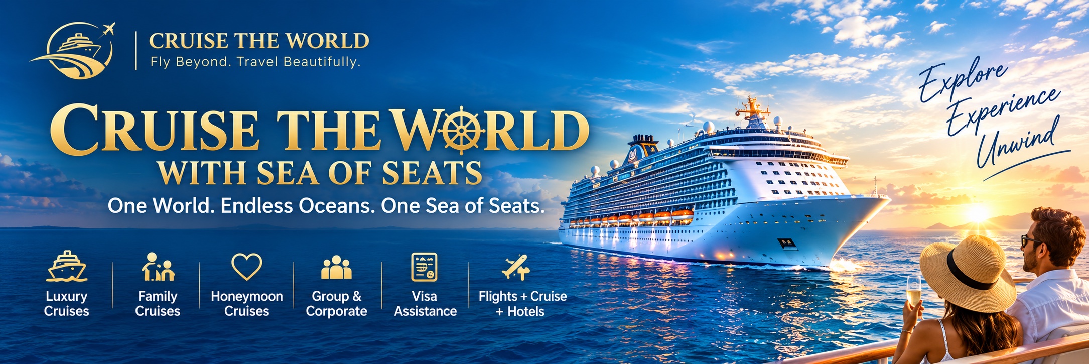 Cruise the World with Sea of Seats - Luxury, Family, Honeymoon and Group Cruises